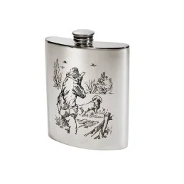 Shooting Scene Hip Flask